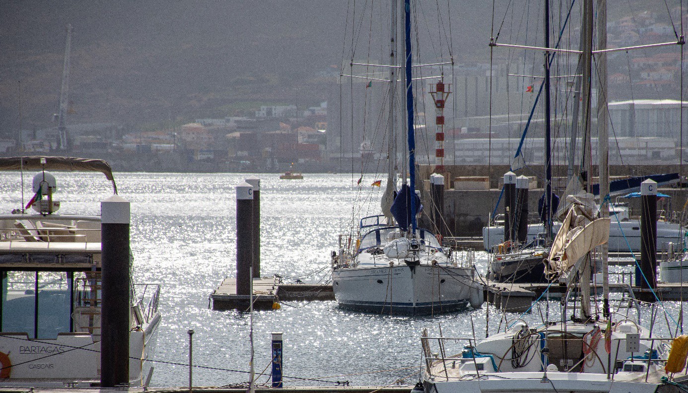 Ausfahrt aus Quinta do Lorde, Madeira Skippertraining in Langenargen - Oktober 2013