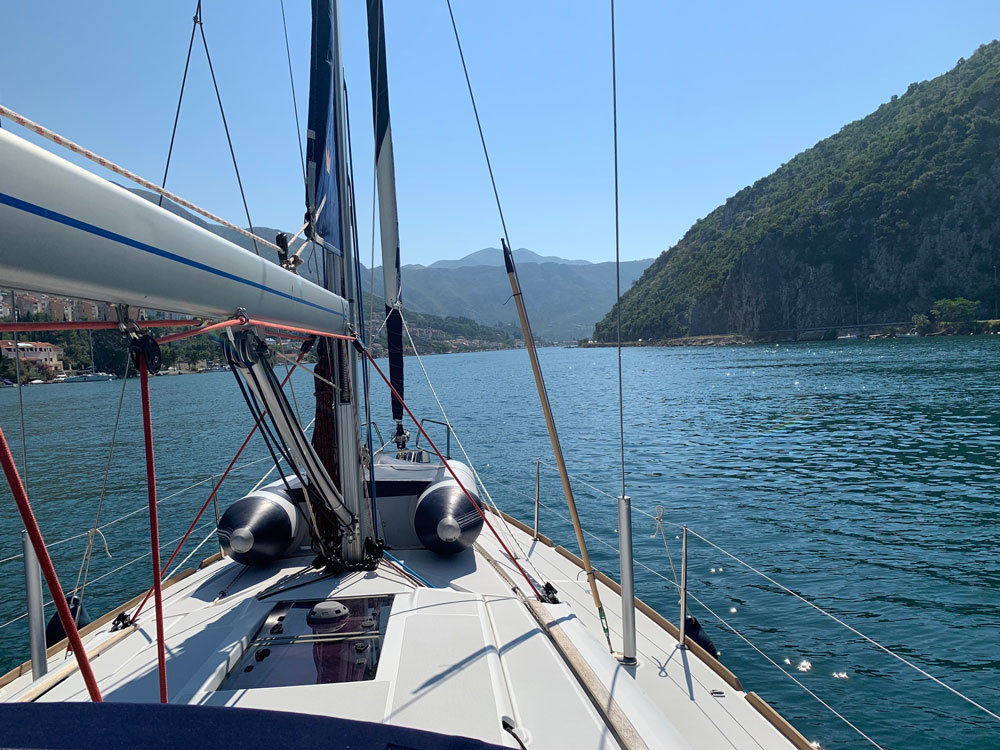 Einfahrt in den Fjord Rijeka dubrovacka Kölner Yacht Club - Reisebericht Einfahrt in den Fjord Rijeka dubrovacka 2020