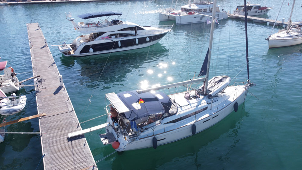 Gut geschützt in der ACI Marina Rab Kölner Yacht Club - Reisebericht 2020 Rab