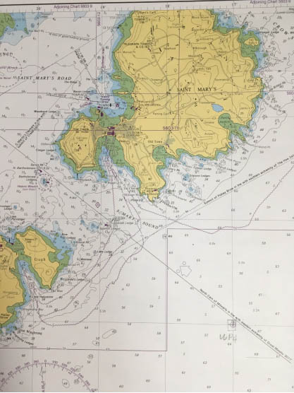 Ansteuerung St. Mary´s (Isles of Scilly) Kölner Yacht Club - Reisebericht Fahrtensegeln 2019