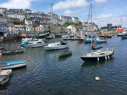 Brixham bei Hochwasser Kölner Yacht Club - Reisebericht Fahrtensegeln 2019