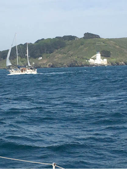 Einfahrt in den River Fal Kölner Yacht Club - Reisebericht Fahrtensegeln 2019