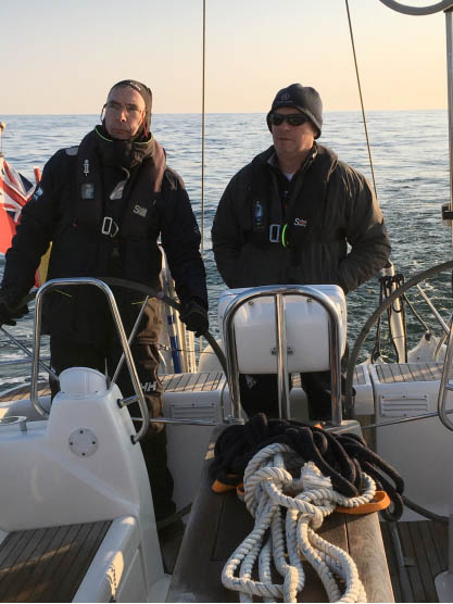 Skipper und Crew auf Wache Kölner Yacht Club - Reisebericht Fahrtensegeln 2019