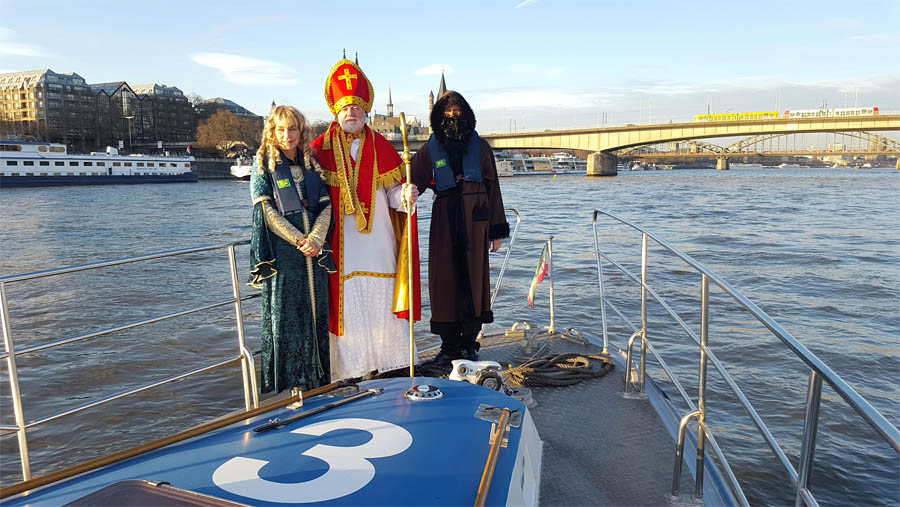 Sankt Nikolaus im Kölner Yacht Club - Segeln in Köln